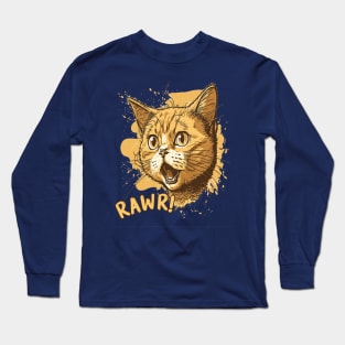 Rawr Cat Long Sleeve T-Shirt